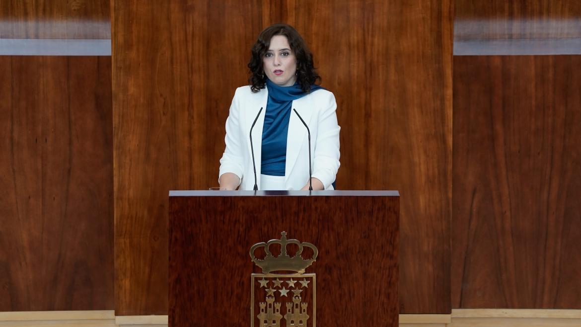 Isabel Díaz Ayuso en el Debate sobre el Estado de la Región Isabel Díaz Ayuso interviene en el Debate sobre el Estado de la Región
