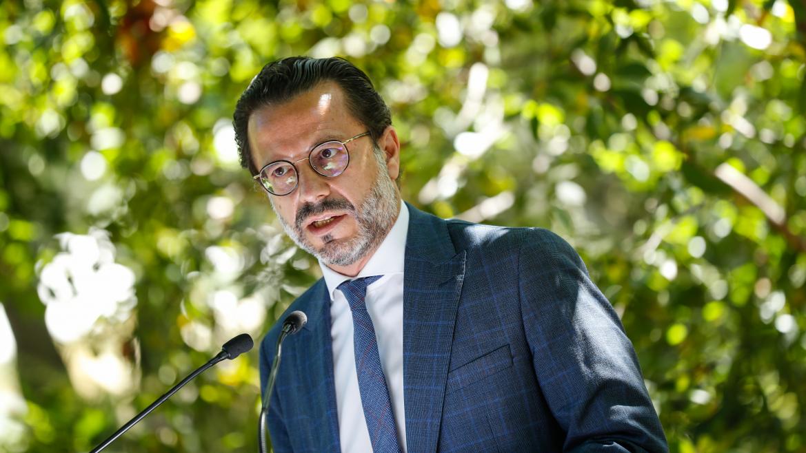 Javier Fernández-Lasquetty durante la presentación de South Summit 2021