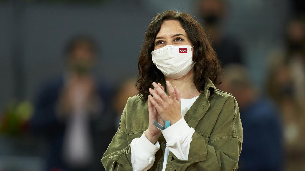 Díaz Ayuso asiste a la Final del Mutua Madrid Open.