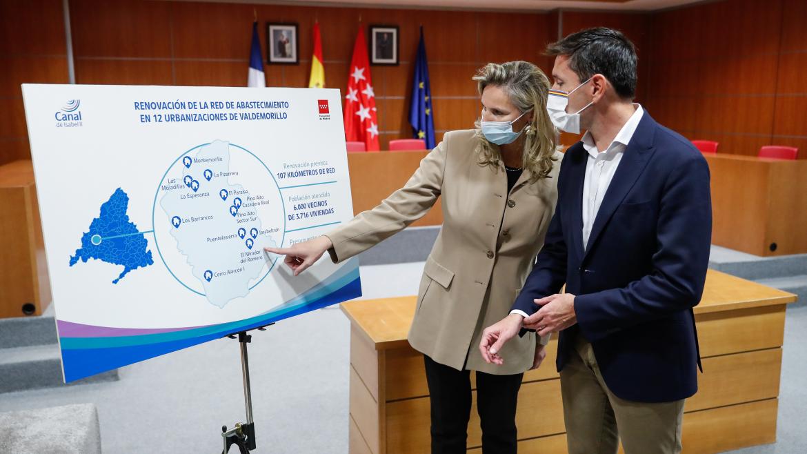 Paloma Martín visita Valdemorillo