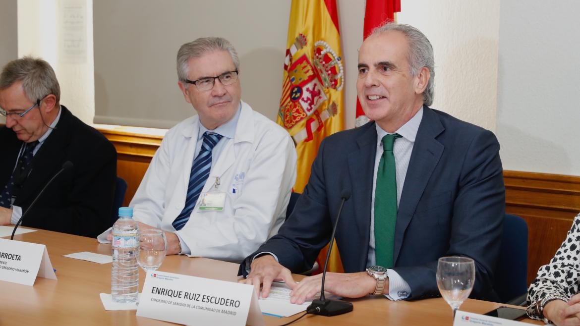 La Comunidad de Madrid ha tratado a 41 pacientes con terapias avanzadas contra el cáncer , Enrique Ruiz Escudero, ha hecho balance del Plan de Gestión de las Terapias CAR-T
