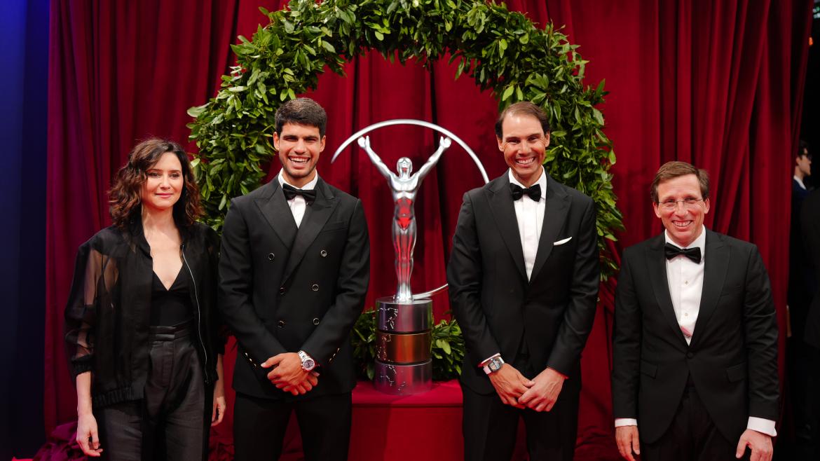 La presidenta Isabel Díaz Ayuso durante la gala de la XXVI edición de los Premios Laureus World Sports