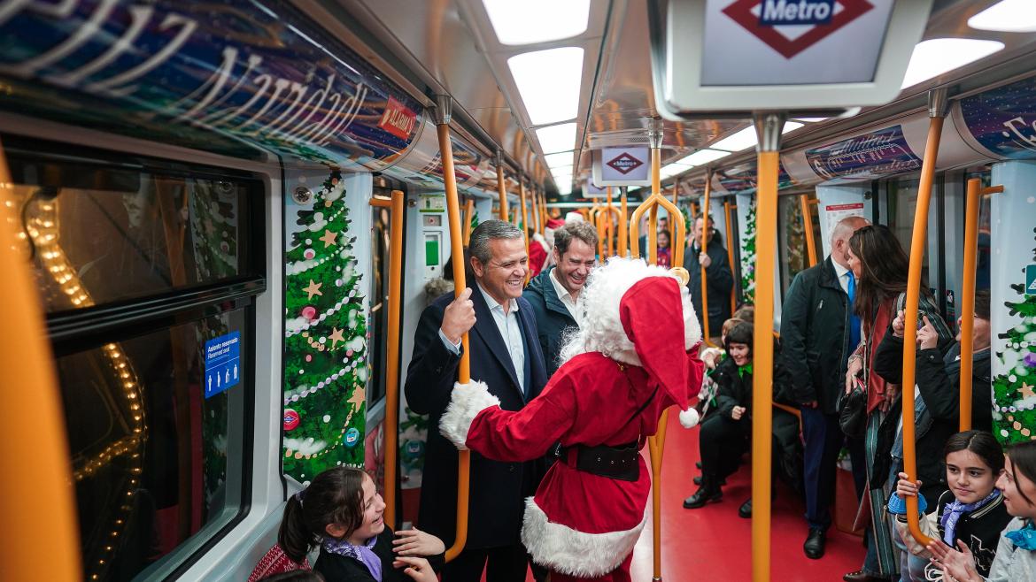 Imagen del artículo La Comunidad de Madrid extiende este año el Tren de la Navidad a MetroSur