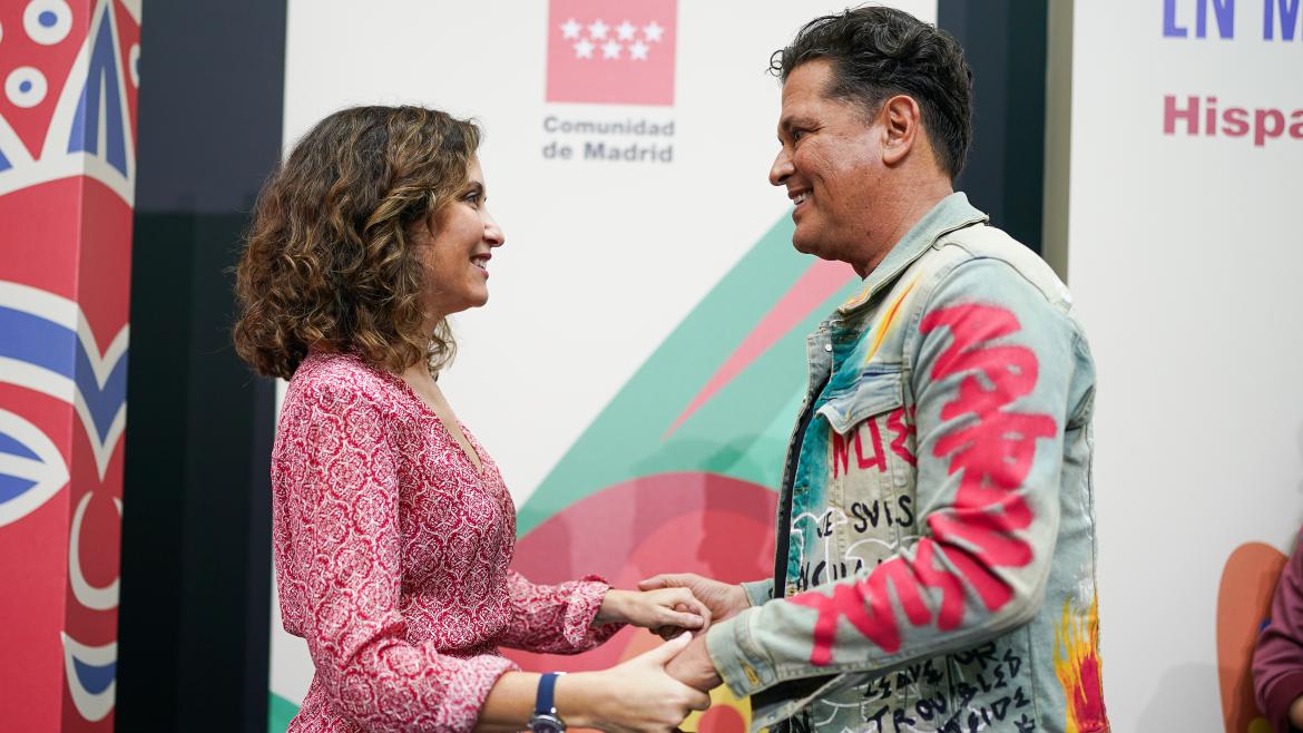 Díaz Ayuso presenta la programación de Hispanidad 2023 La presidenta Isabel Díaz Ayuso durante la programación de Hispanidad 2023