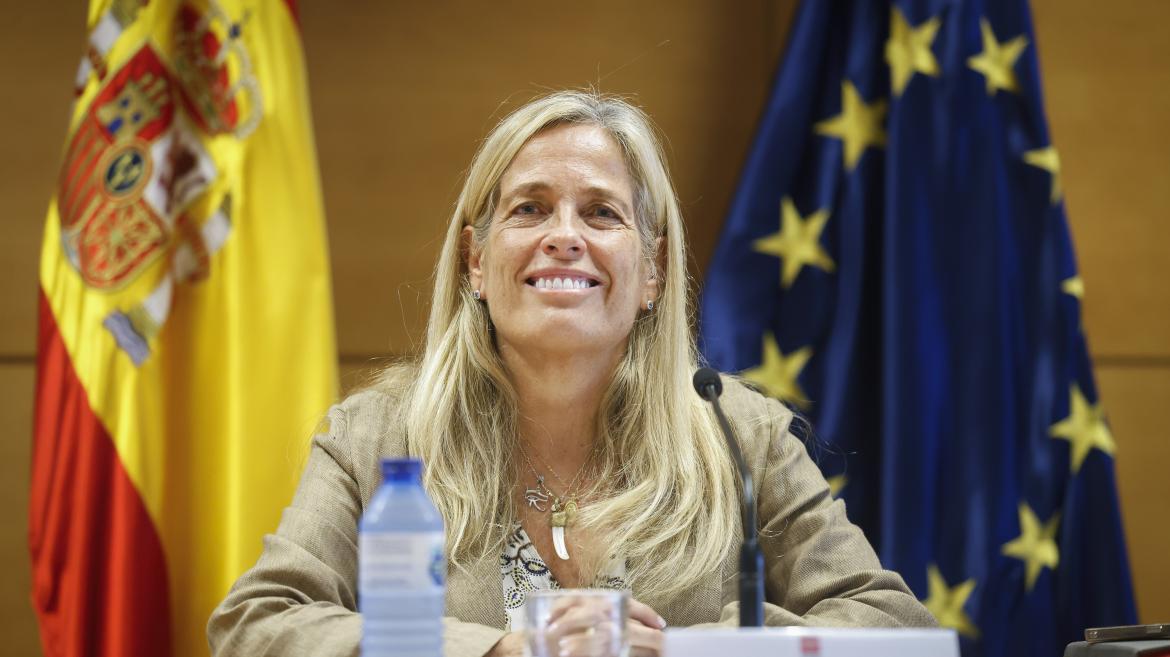 La consejera durante la comparecencia