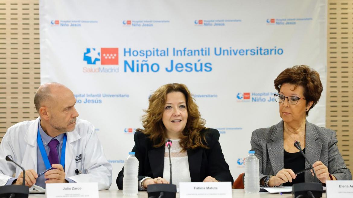 La consejera Fátima Matute durante la presentación del código de asistencia VISNNA