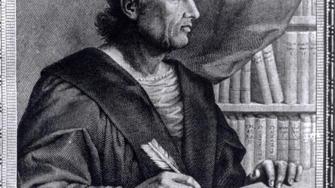 La Comunidad de Madrid presenta el catálogo virtual Nebrija. Imprimir un legado universal Retrato de Antonio de Nebrija