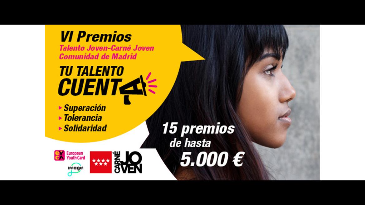 Cartel oficial de los Premios Talento Joven
