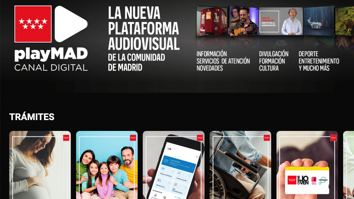Captura de pantalla de la aplicación
