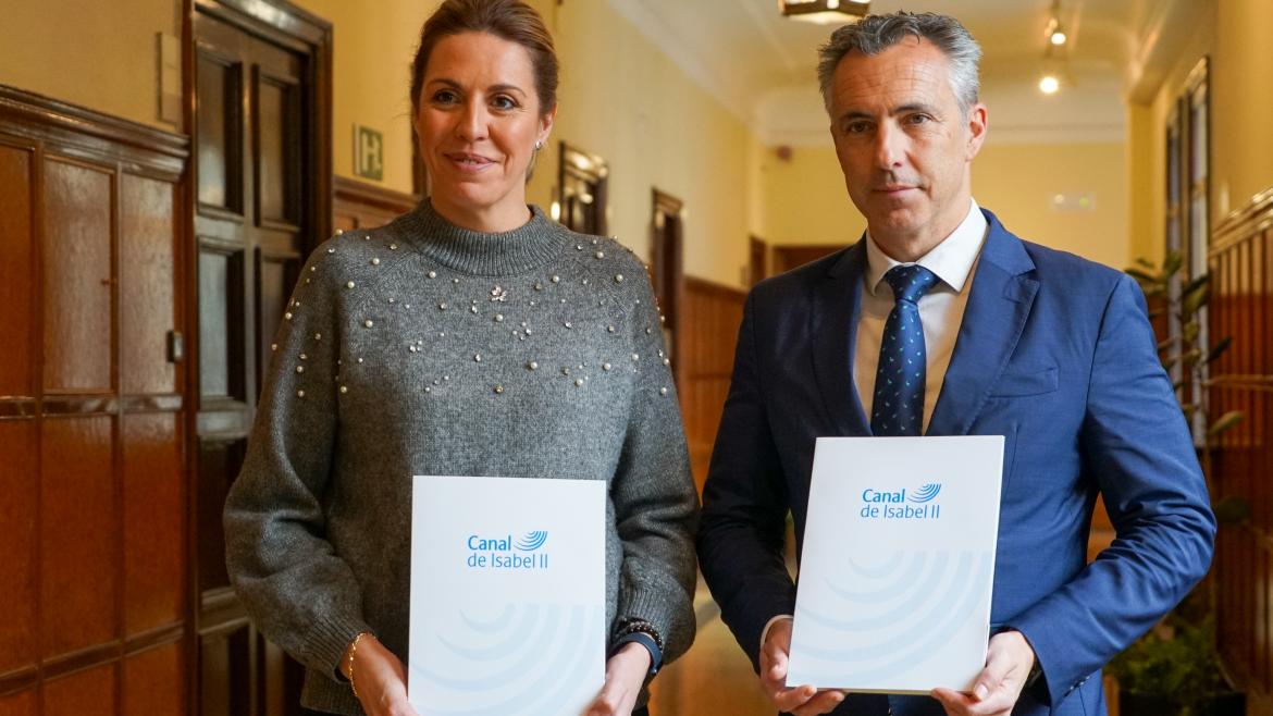 La Comunidad de Madrid asume la gestión de los 346 kilómetros de alcantarillado en Pozuelo de Alarcón El consejero Novillo