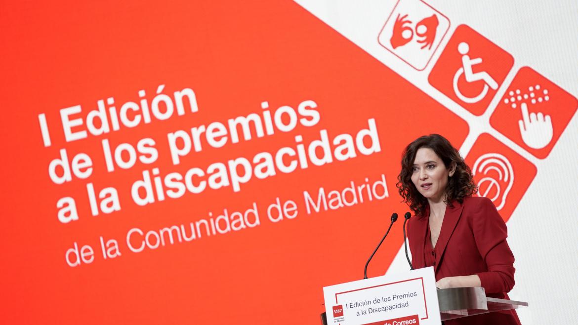 La presidenta durante su intervención