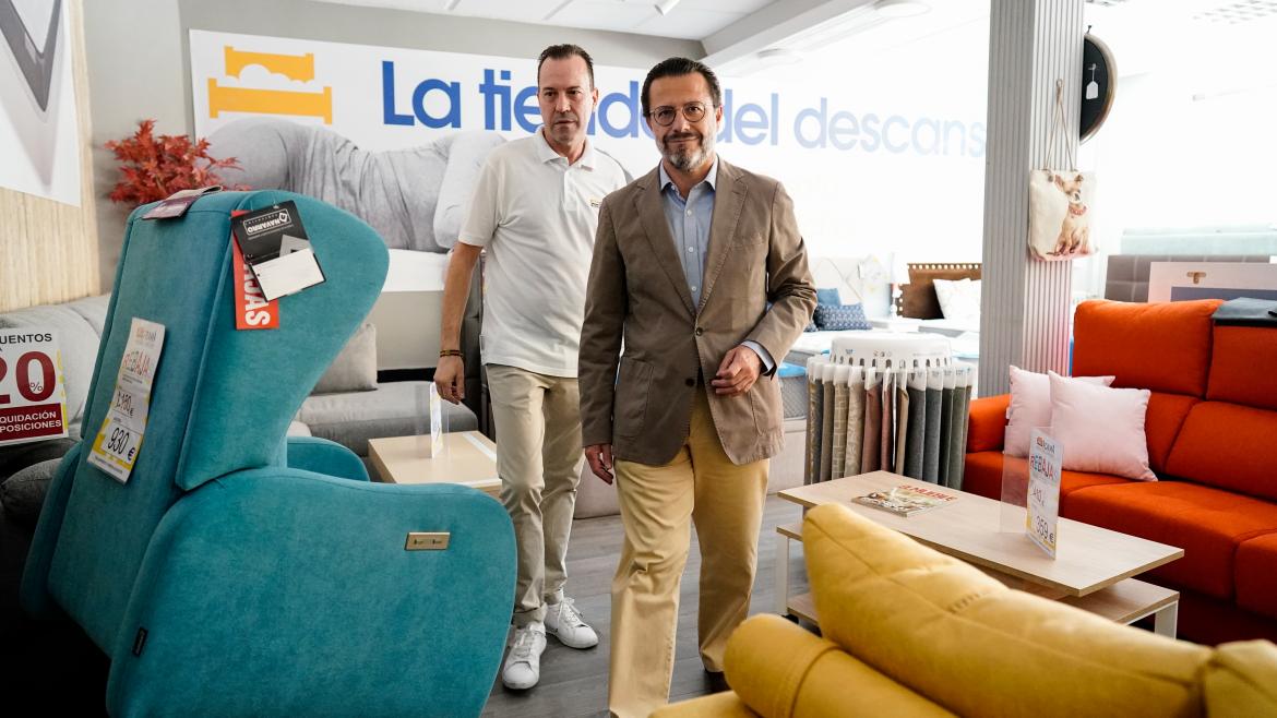 El consejero Javier Fernández-Lasquetty en la tienda