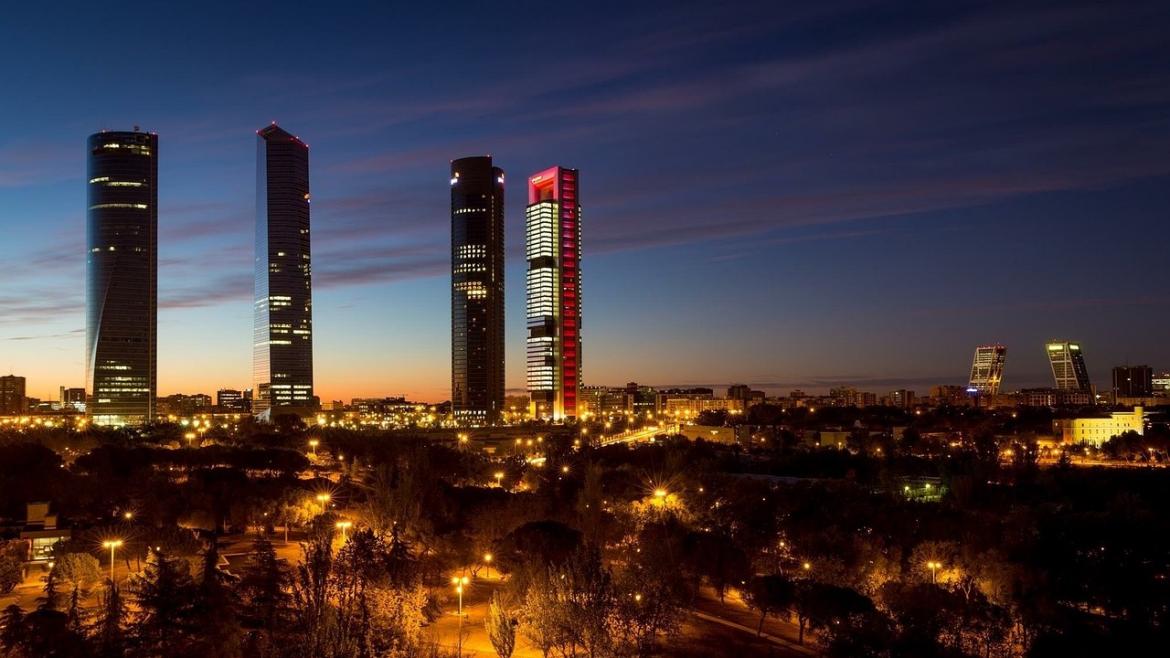 madrid skyline