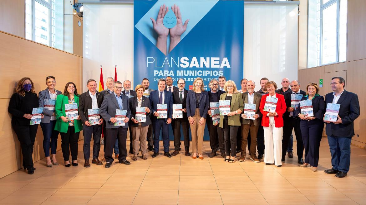 La presentación del Plan de medio ambiente Sanea