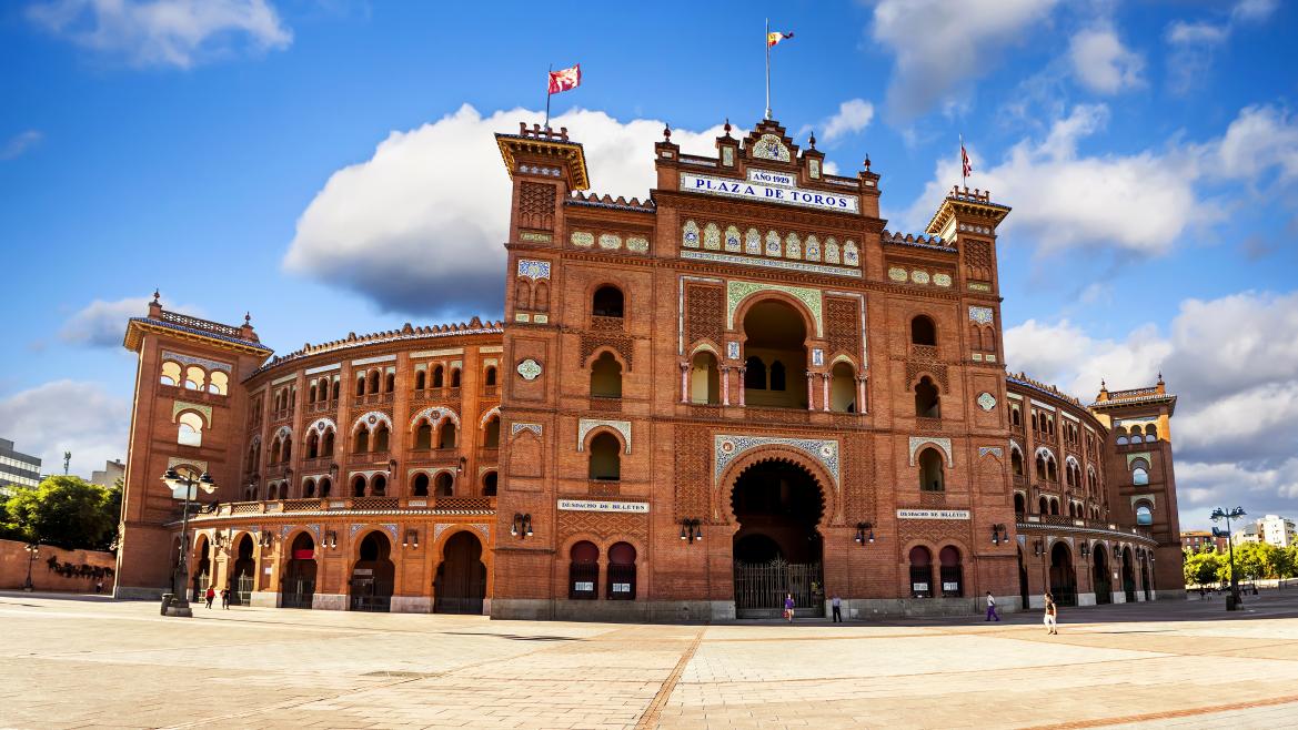 Vista de la plaza de toros de Las Ventas