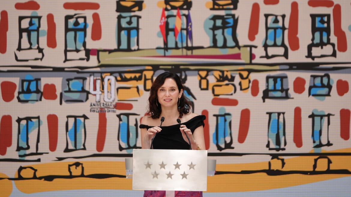 La presidenta Isabel Díaz Ayuso