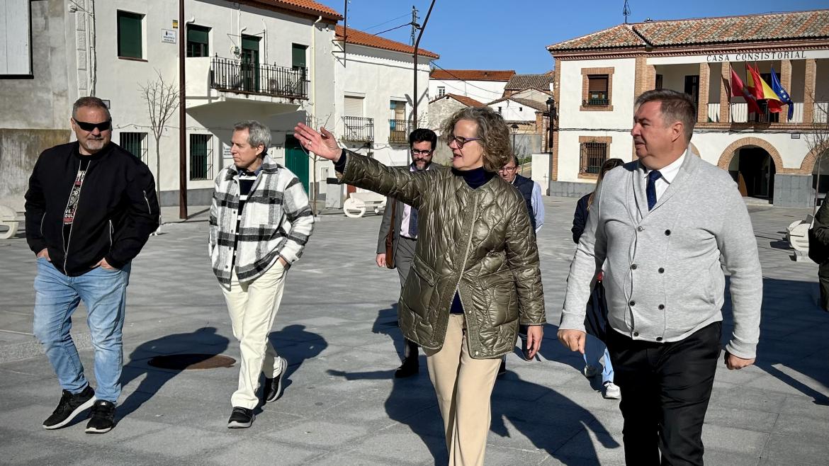 El viceconsejero en la visita