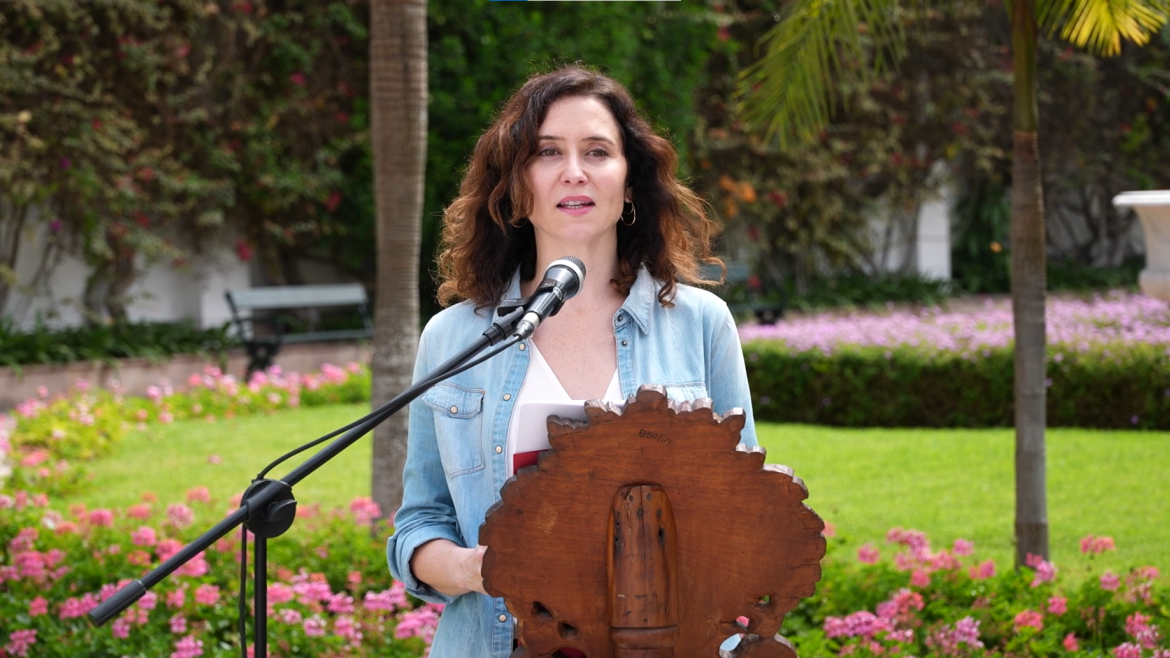 La presidenta Isabel Díaz Ayuso