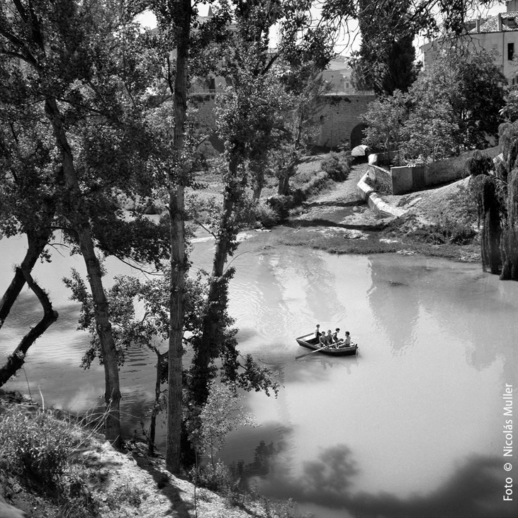 El río Huécar Cuenca Circa 1952 