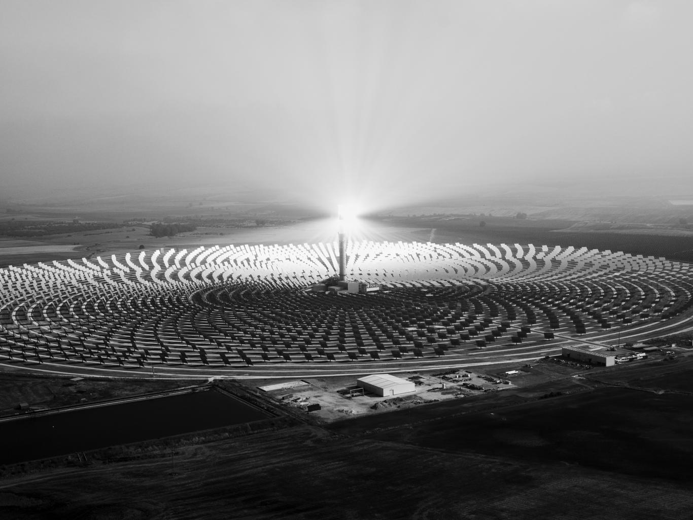 Imagen de una placa solar