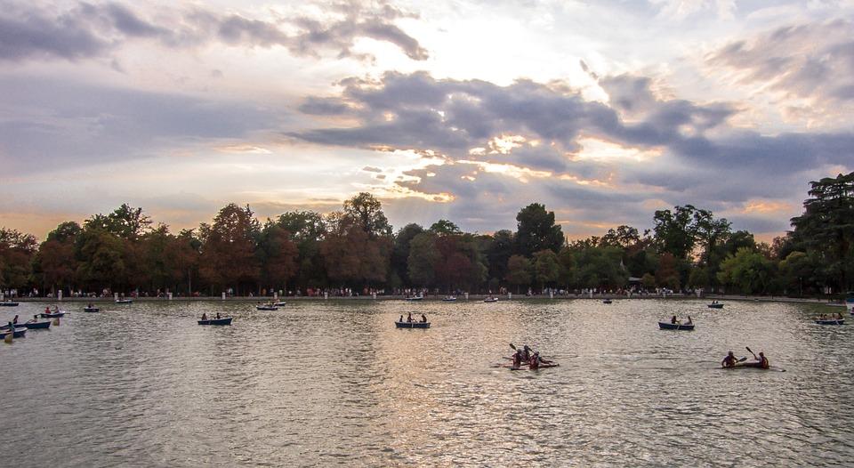 Atardecer en El Retiro