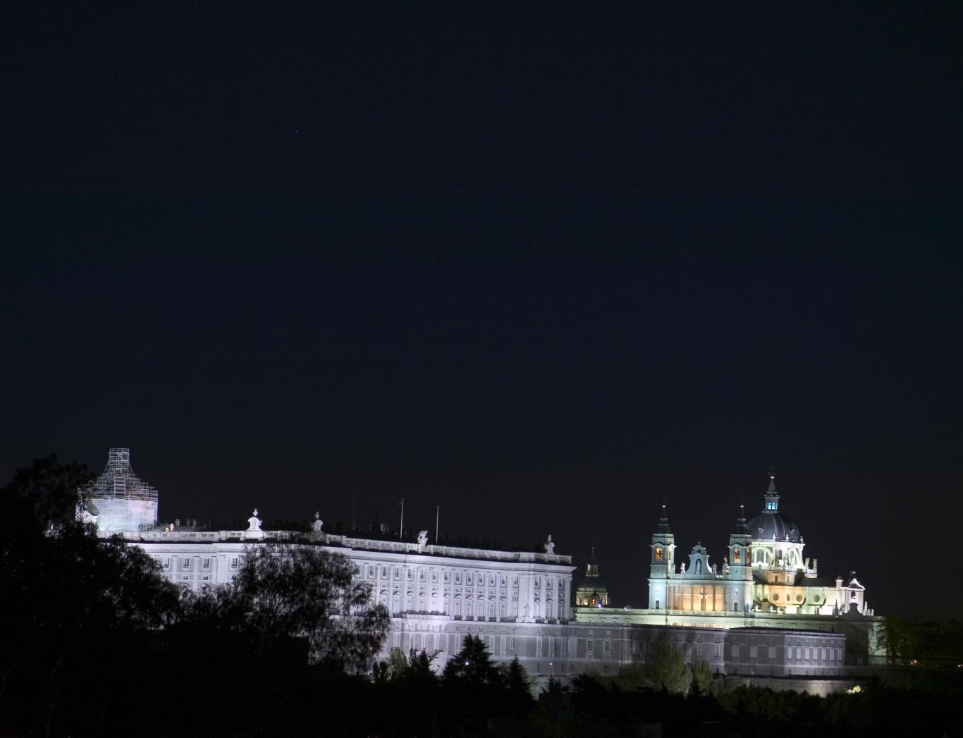 Noche en el Palacio Real de Madrid 