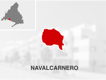 Imagen que muestra un mapa de Madrid, con el municipio de Navalcarnero resaltado