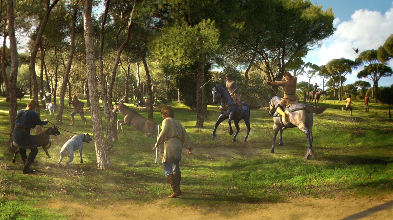 Hunting illustration
