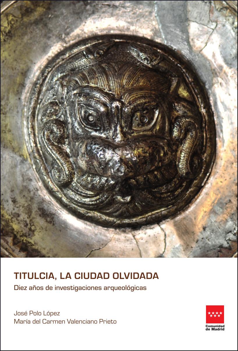 Titulcia book cover with image of circular silver container