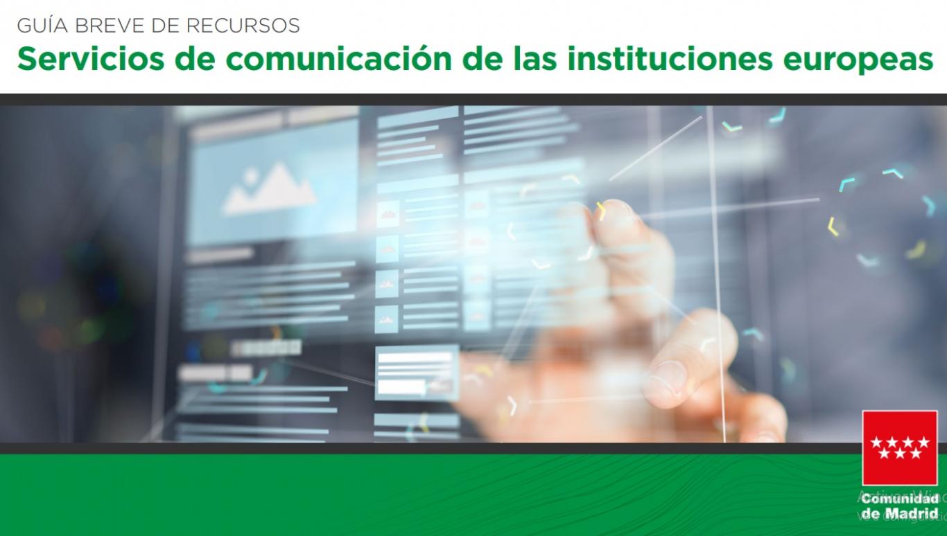 Portada Guía servicios de comunicación de las instituciones europeas