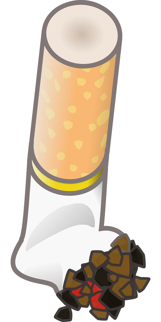 Dibujo cigarrillo apagado