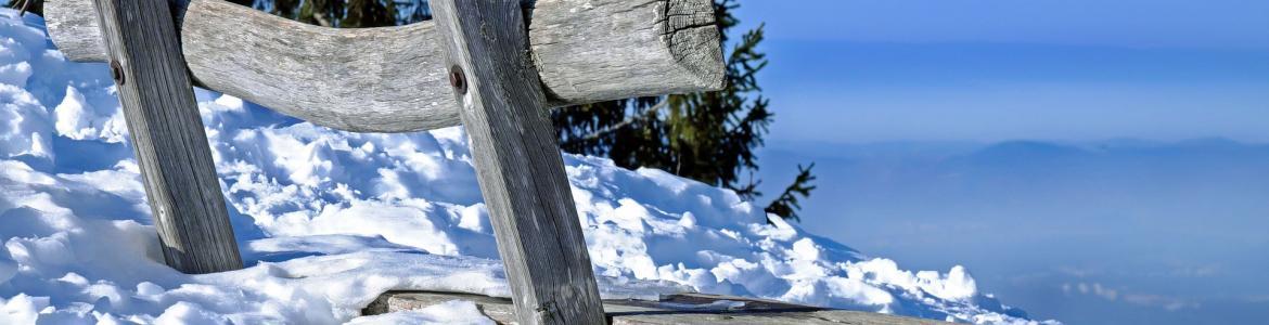 paisaje con nieve