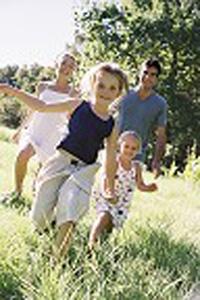 Familia en el campo