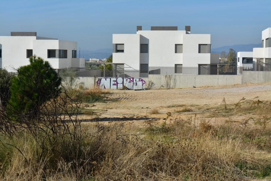 Vista de la parcela objeto de los trabajos en el yacimiento El Montecillo