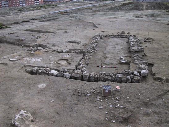 Image Plan of a cabin from the Second Iron Age of the El Colegio archaeological site in Valdemoro