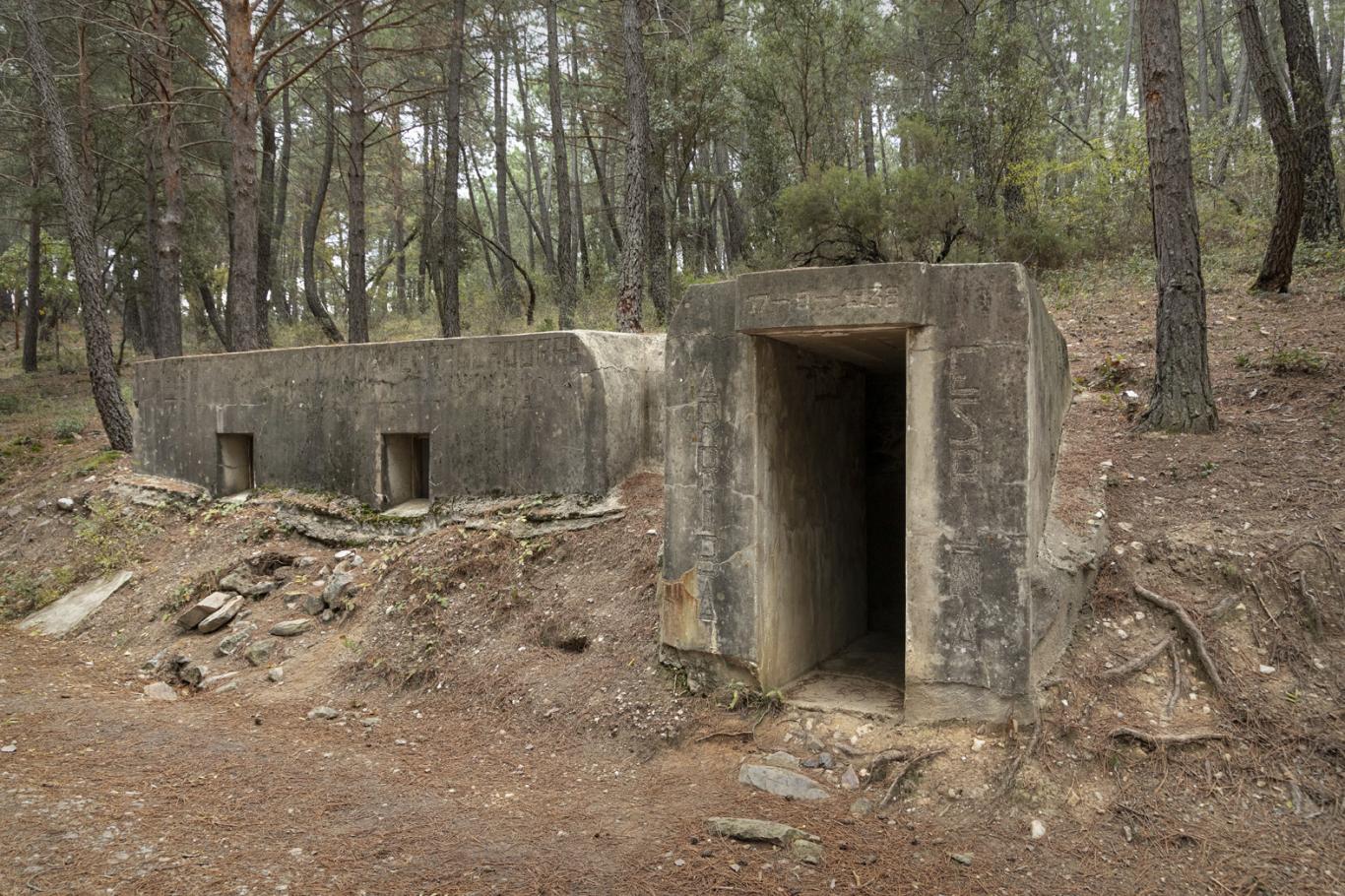 Imagen del Fortín de la Guerra Civil en el Frente del Agua