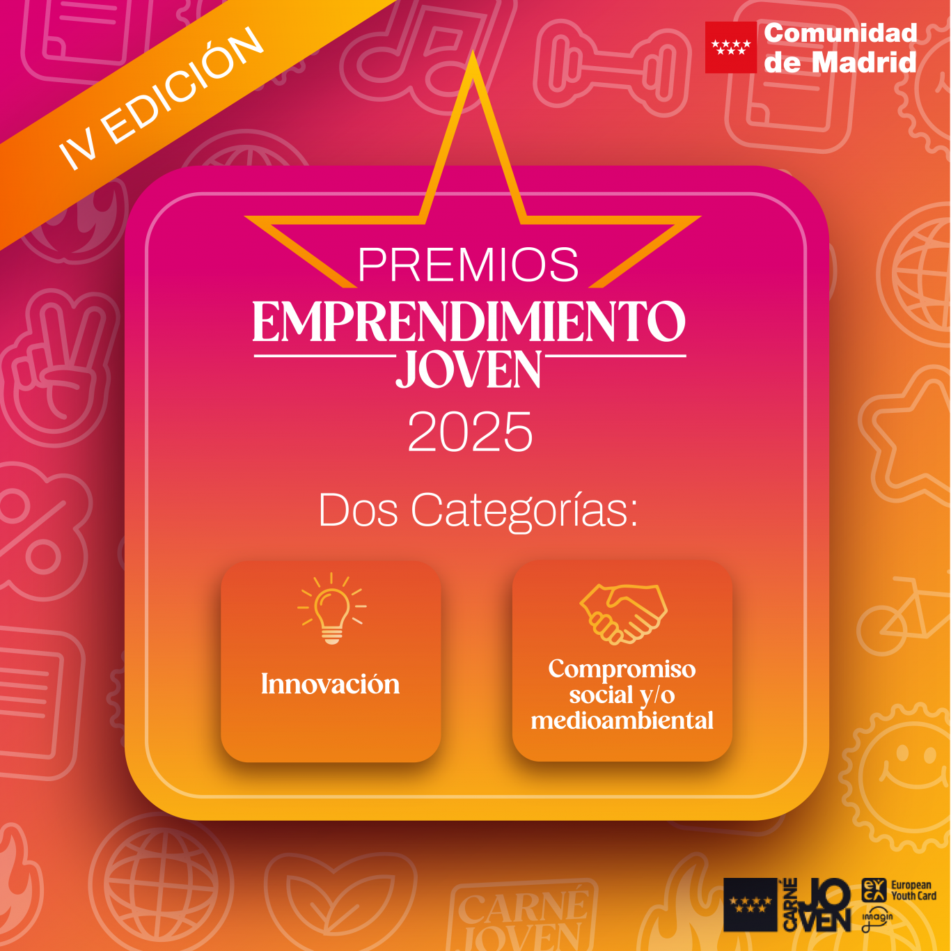 Cartel de los premios emprendimiento