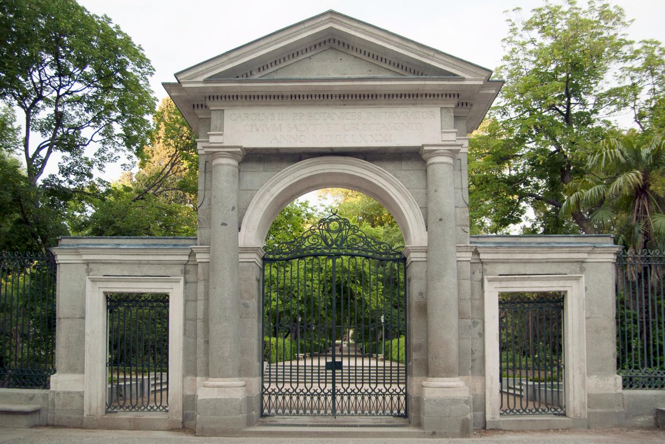 Botanical Garden Door. Madrid