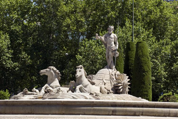 Fountain of Neptune. Madrid