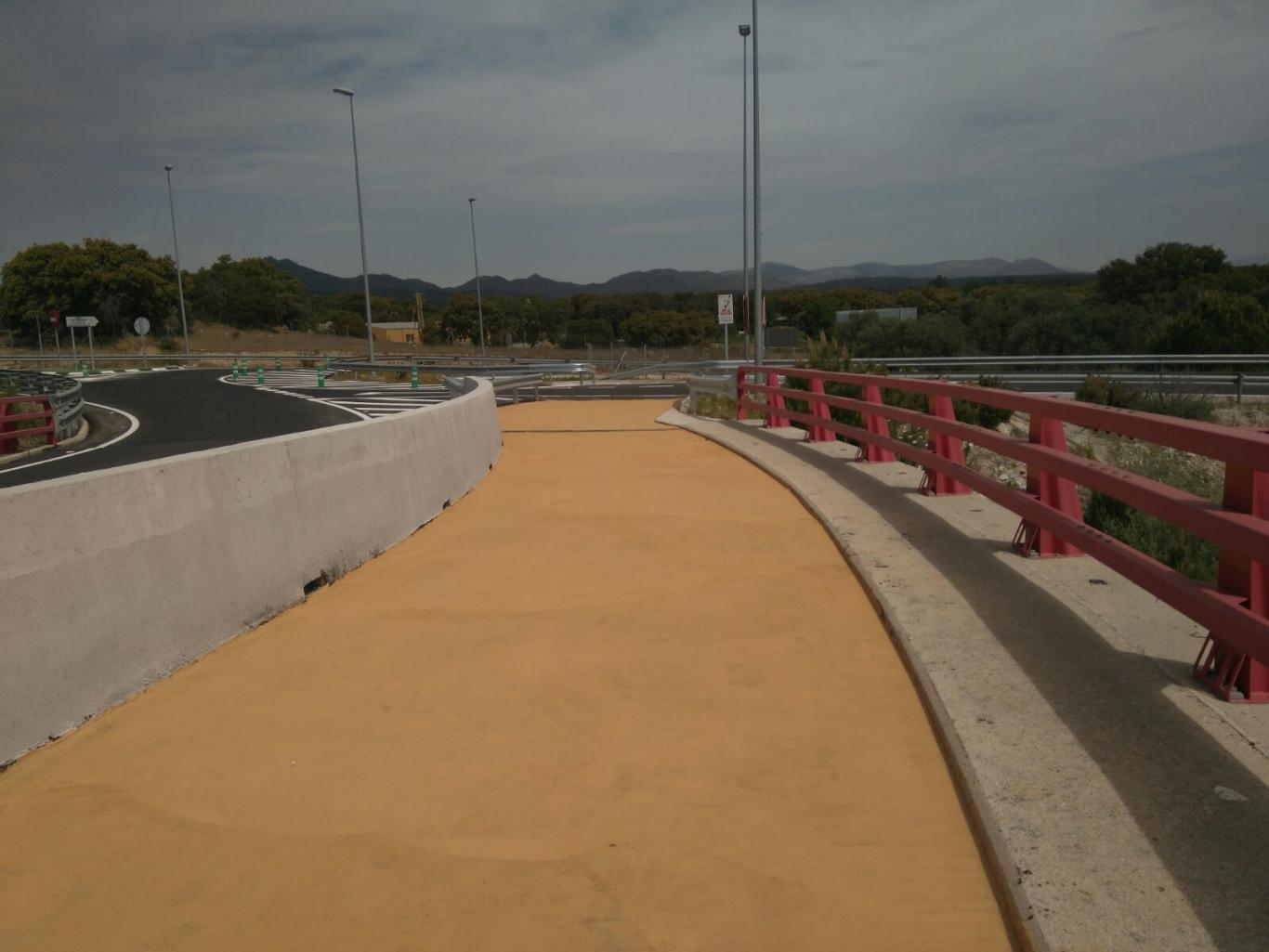 Vía pecuaria en la  M-501
