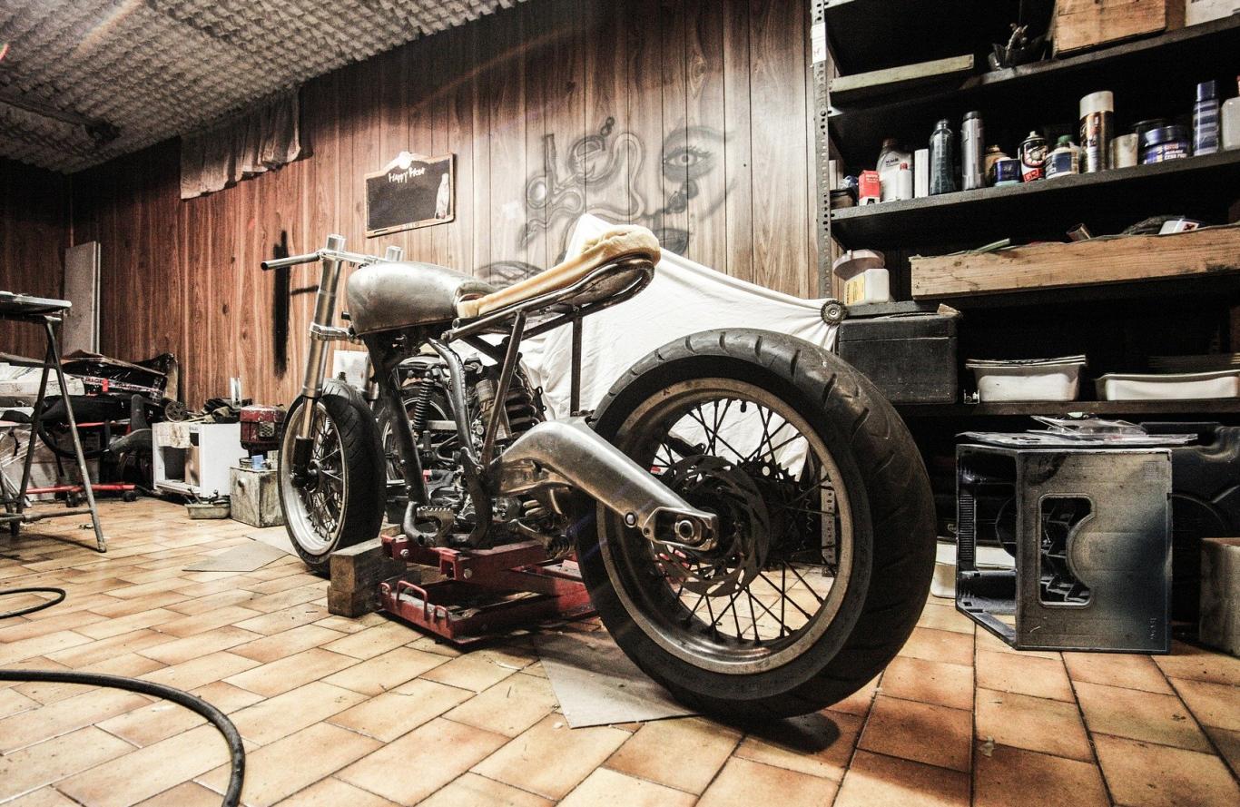 Moto en taller