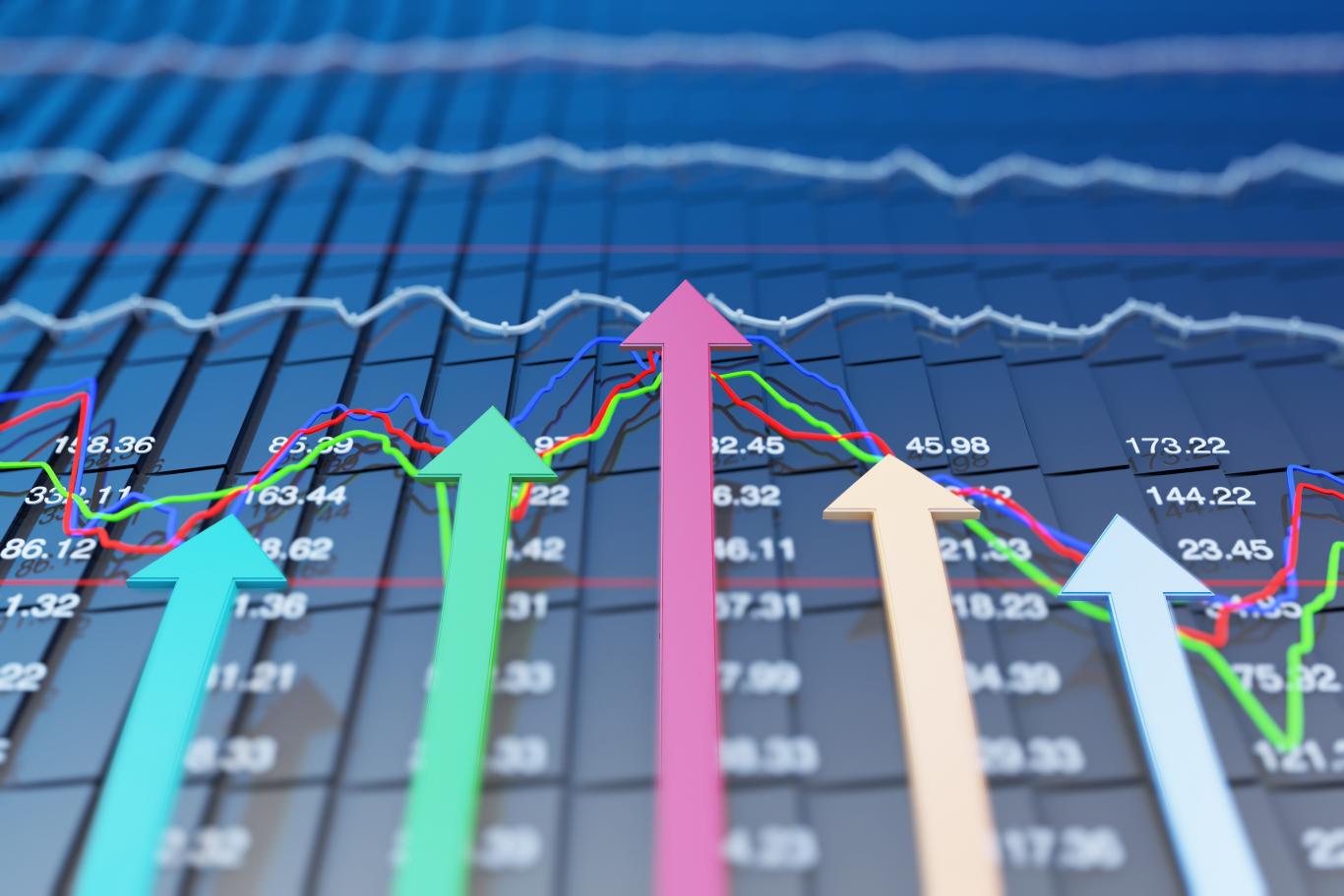 Graph with data series