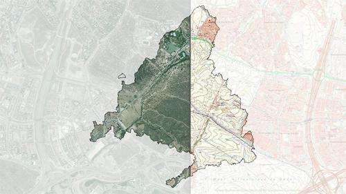 Compara mapas y fotos aéreas