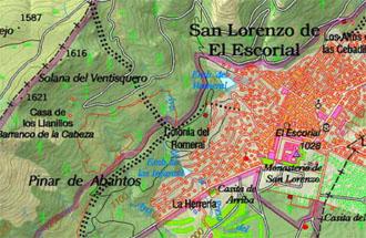 Mapa del Centro de educación ambiental Arboreto Luis Ceballos