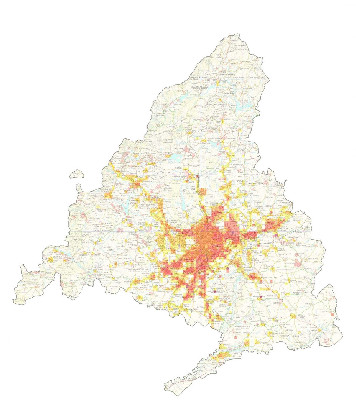 Mapa emisiones CO2 equivalentes año 2015