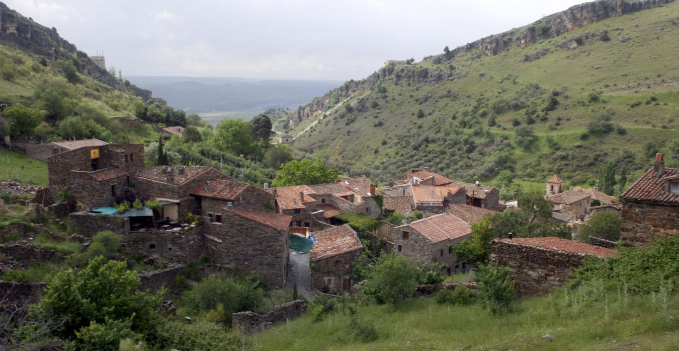 Historic Site of Patones de Arriba, in the municipality of Patones