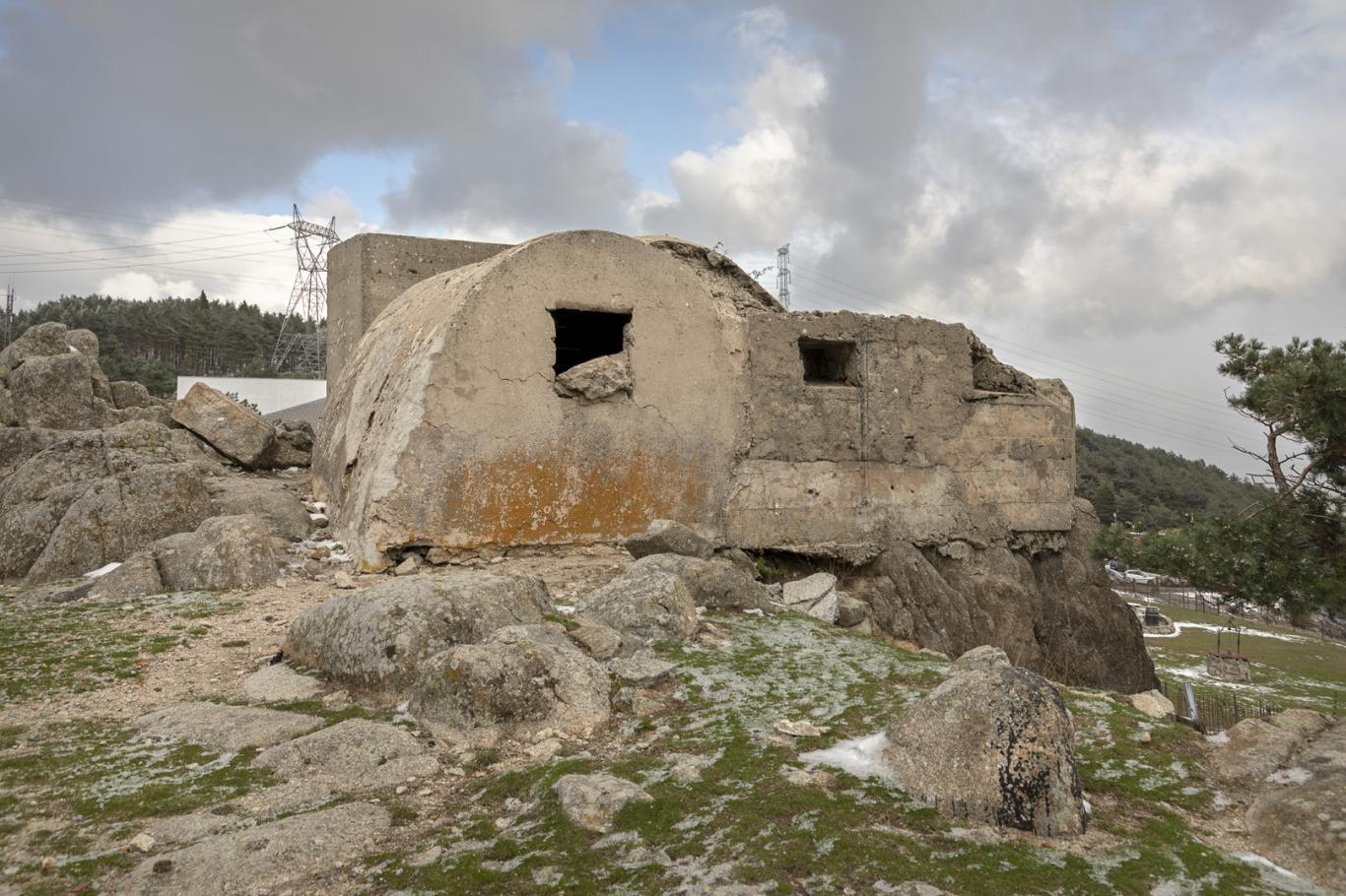 Imagen de fortín de la Guerra Civil en el Puerto de León