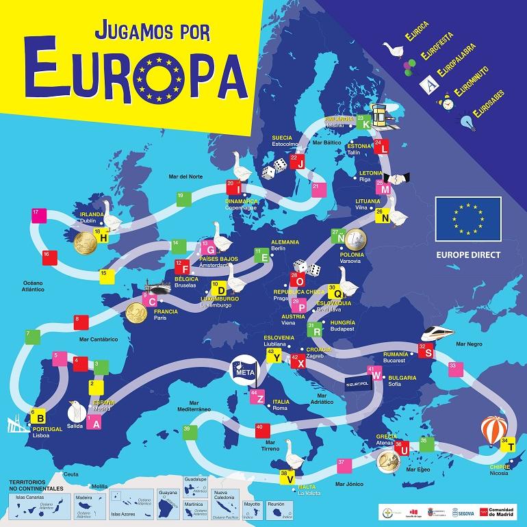 Tablero Jugamos por Europa