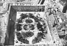 Plaza Mayor desde el aire Antigua