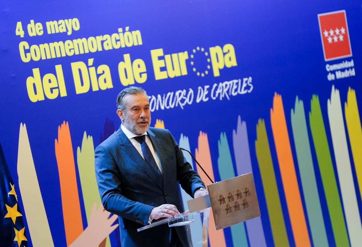 El consejero de Presidencia, Justicia e Interior cierra el acto con unas palabras a los asistentes